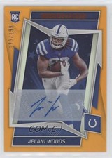 2022 Panini Rookies & Stars Orange Signatures 173/199 Jelani Woods #164 Auto 9r9
