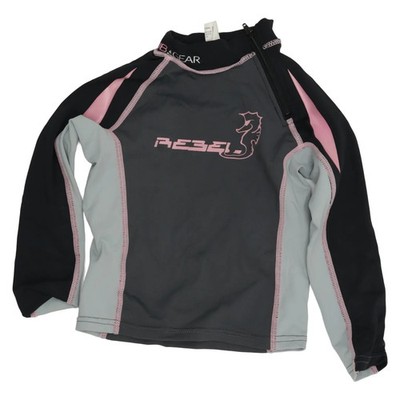 Sub Gear, Badehemd, Größe: 86, Schwarz/Grau/Pink, Elasthan/Polyamid, Print #pPN