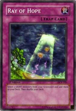 YuGiOh Ray of Hope (V.1) DCR-EN103 Common Englisch Excellent 1st