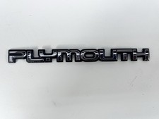 Plymouth Oem Chrome 9 78 Vintage Plastic Emblem Badge Logo Nameplate 5261002 Plymouth Oem Chrome 9 78 Vintage Plastic Emblem Badge Logo Nameplate 5261002