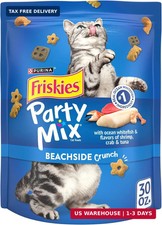 Friskies Purina Party Mix Beachside Crunch Treats, 30 oz Pouch