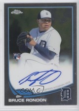 2013 Topps Chrome Rookie Auto Bruce Rondon #85 Auto 0f8