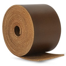 2 Inches Wide Flat Leather Straps for Crafts, Full Grain Leather Strips for C...