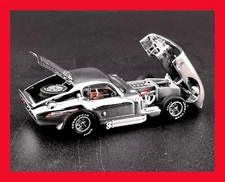 SEP 2025 Fine Works 64 FW 1/64 Shelby Cobra Daytona Coupe Electroplating Silver