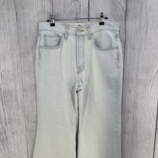 7 For All Mankind Jeans Womens 27 Easy Flare Icy Indigo Rinse Wide Leg Bell