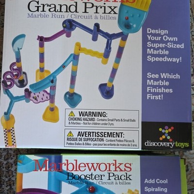 Discovery Toys Marbleworks Grand Prix Marble Run + Booster Pack Ages 3+