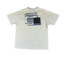 Vintage Lab Windows Tech Promo Art T Shirt size Large Single Stitch 90s