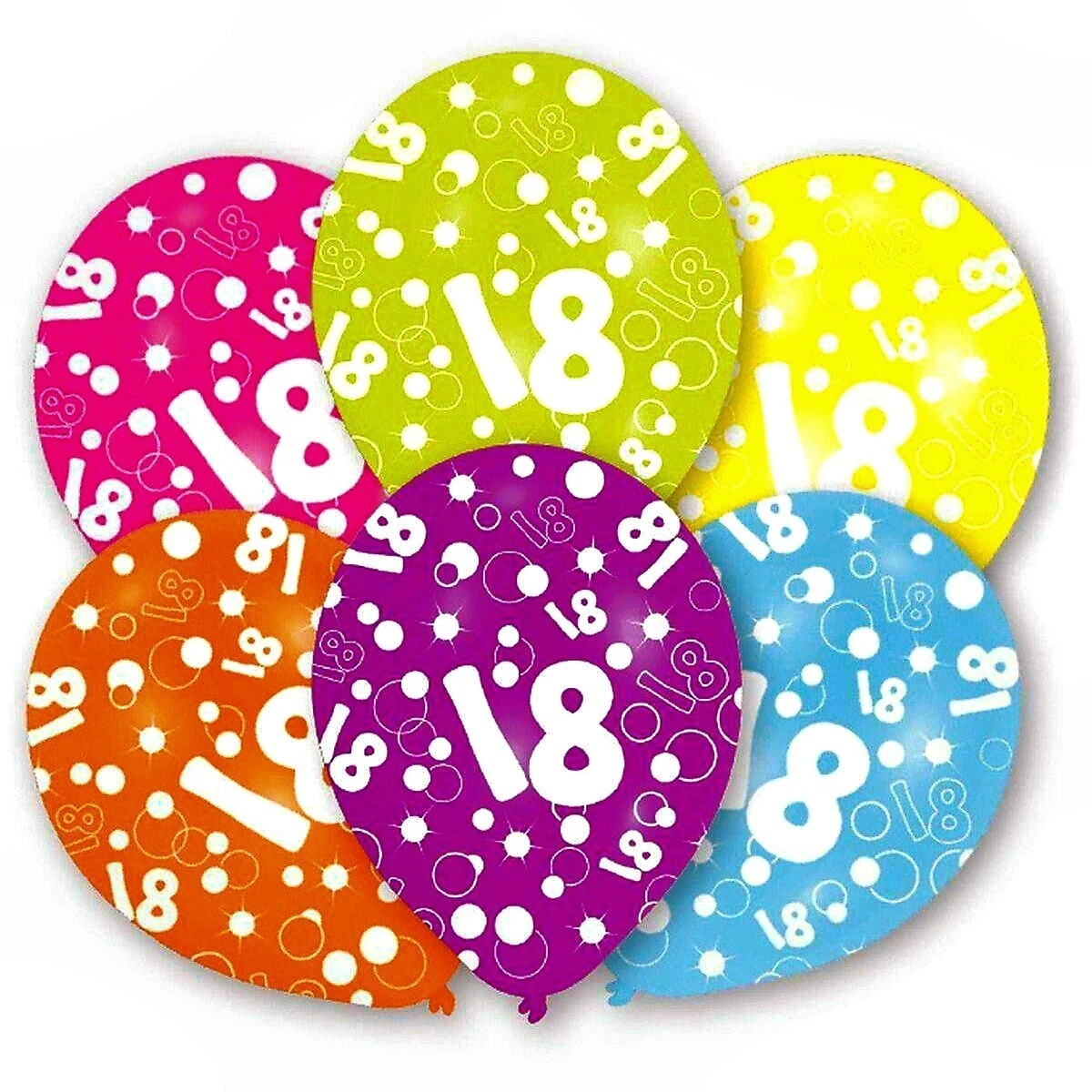 FUNXGO Palloncino Numero 3 multicolore - Gigante Palloncini Compleanno