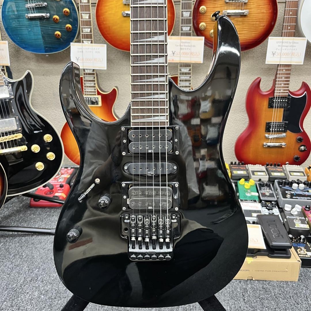 Ibanez アイバニーズ RG370DXL Ibanez RG370DXL Left-handed Dinky type Black Electric Guitar