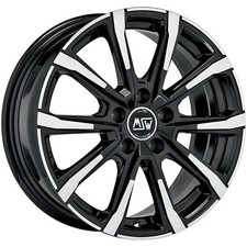 ALUFELGE MSW MSW 79 FUR VOLKSWAGEN GOLF VI 7.5X18 5X112 GLOSS BLACK FULL POLISH