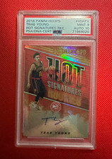 Trae Young HOOPS RC 2018 Panini #HSRTY AUTO 10 PSA 9 PSA/DNA HOT Signatures