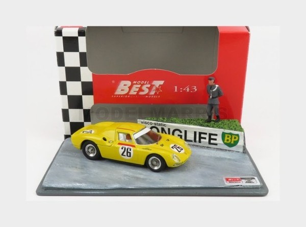 Best-Model 9606 Ferrari 250LM 3.3L V12 Ch. N6313 Team Pierre Dumay N 26 2Nd 24-image
