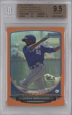 2013 Bowman Prospects Chrome Orange Refractor 8/25 Jorge Bonifacio BGS 9.5 4l3