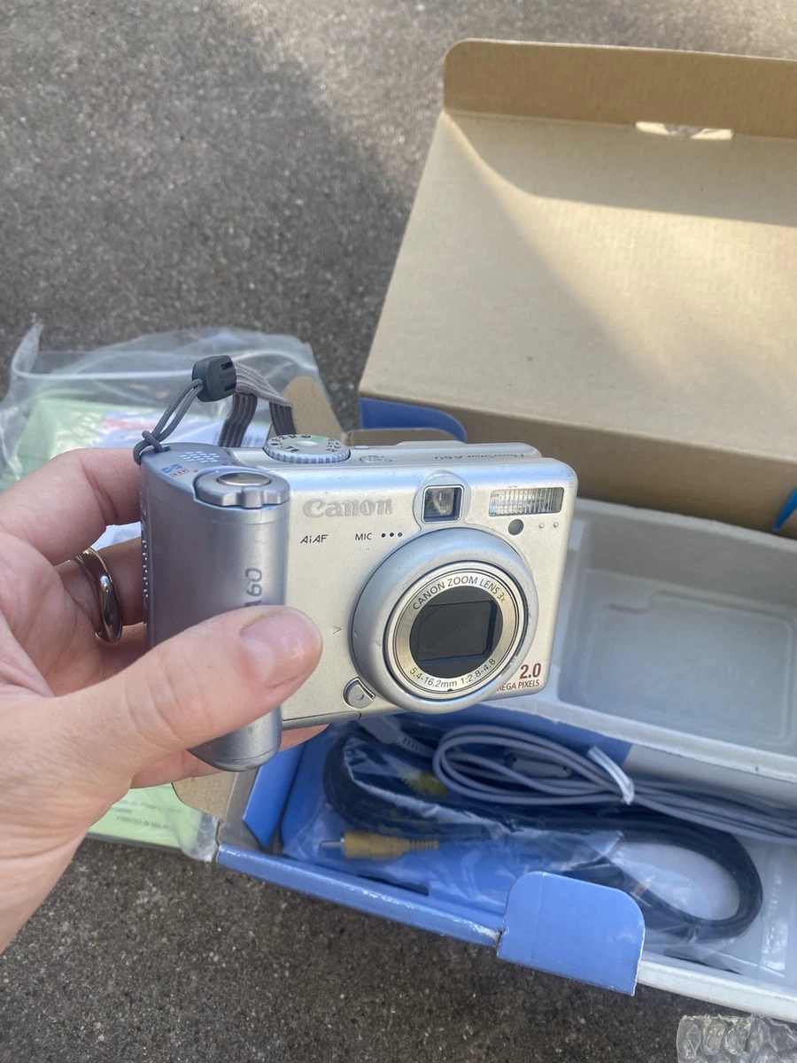 Canon PowerShot A60 1-4.9x Digital Zoom Digital Cameras for sale