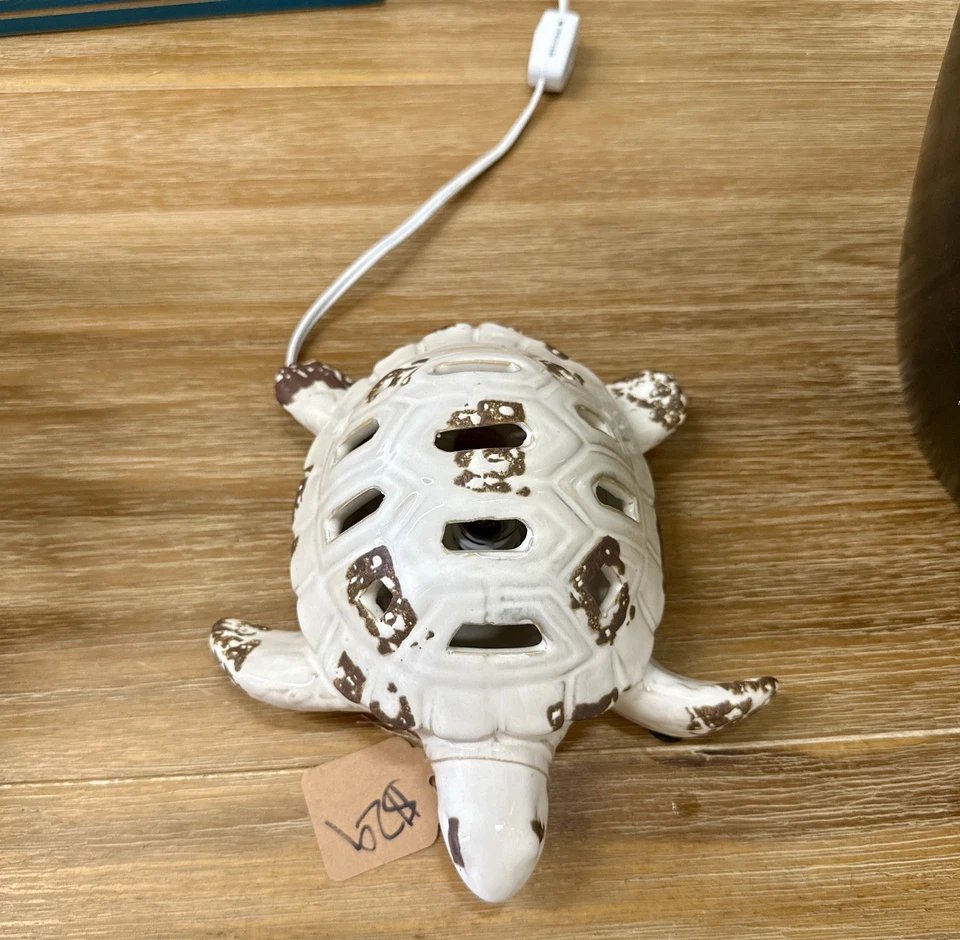 Moderna Lámpara de Mesa Costera NUEVA Tortuga Cerámica Foto 2 de 2