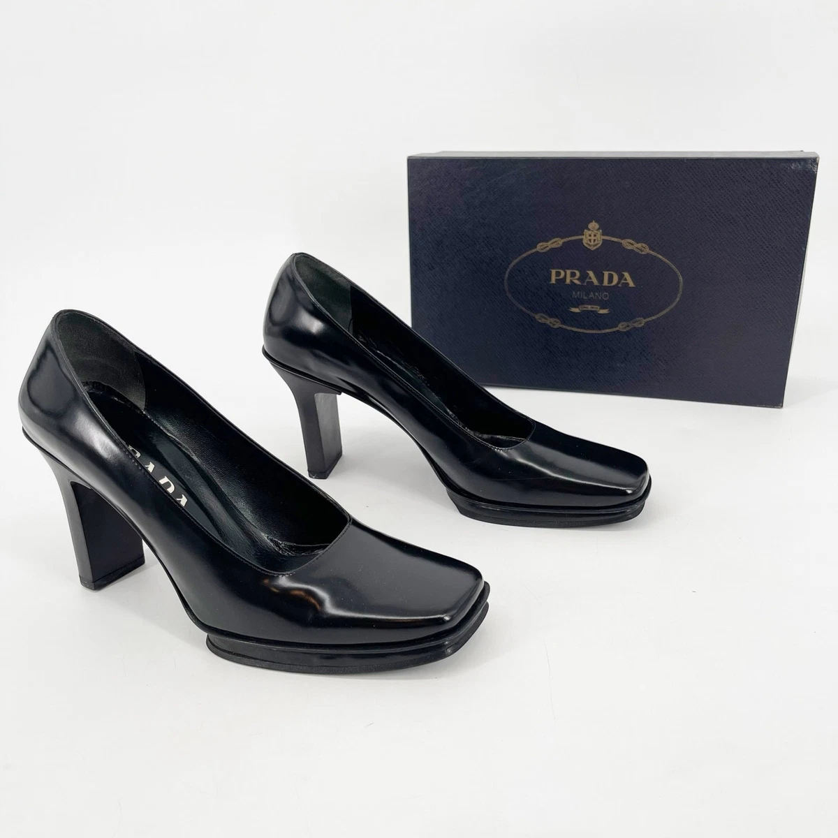 PRADA Women's Square Toe Heels for sale | eBay
