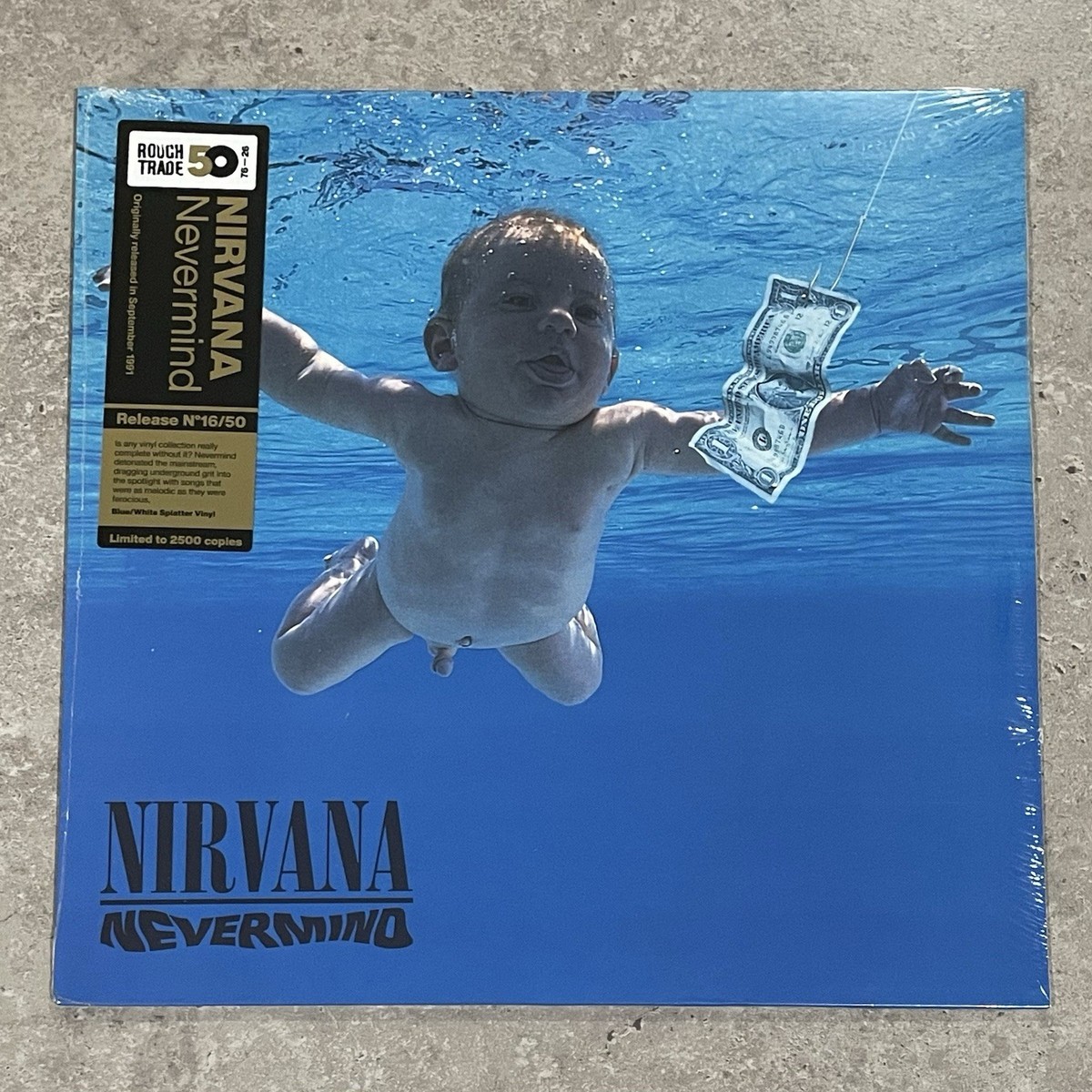 Nirvana Nevermind Limited Edition Blue & White Splatter Vinyl LP