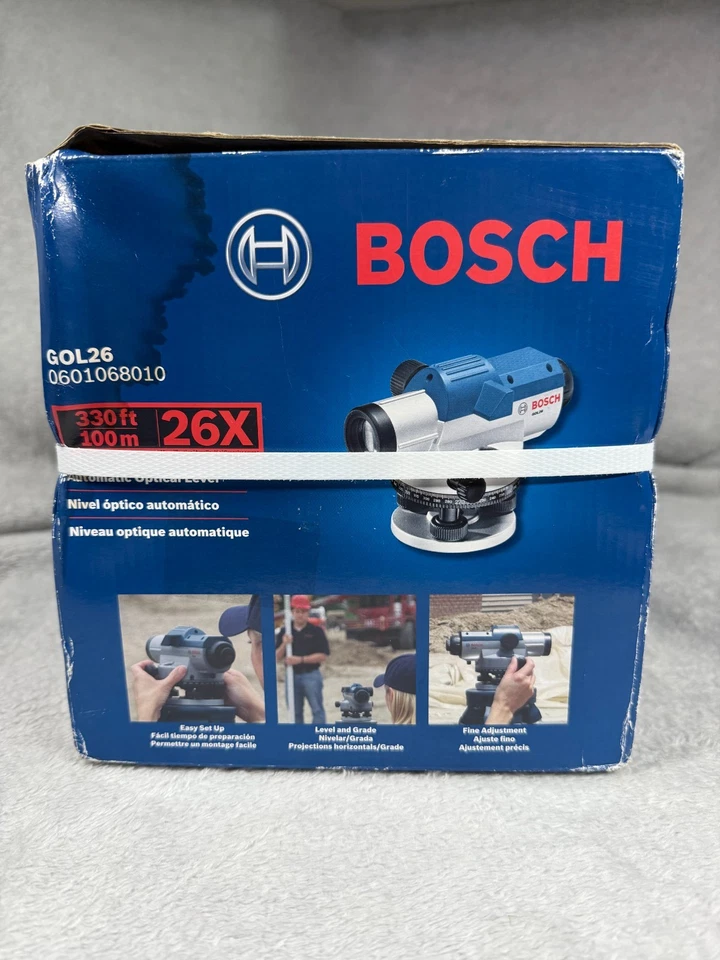 Bosch GOL26 Automatic Optical Level - Blue New Open Box - Image 3 of 3