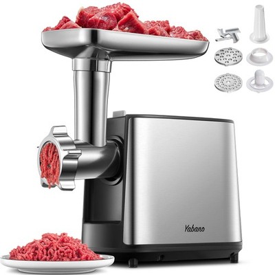 Yabano 3000W Max Heavy Duty Electric Meat Grinder with Sausage Stuffer Maker