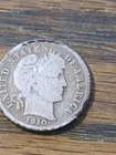 1910 D Barber Dime Good