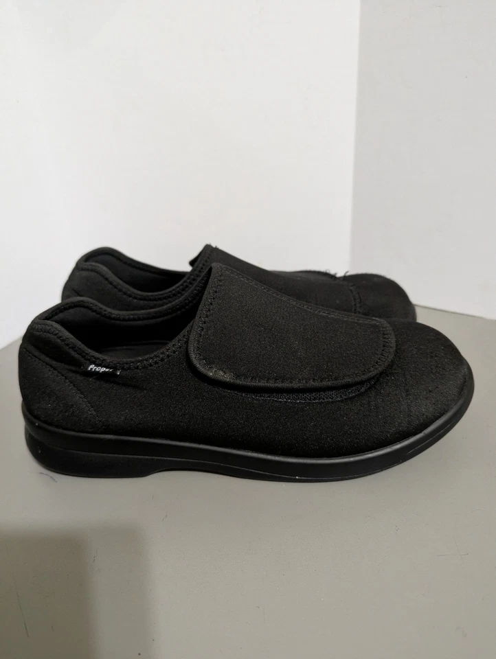 Propet Men's Size 10 XX (5E) Cush N Foot Diabetic Slippers, Black - Image 2 of 4