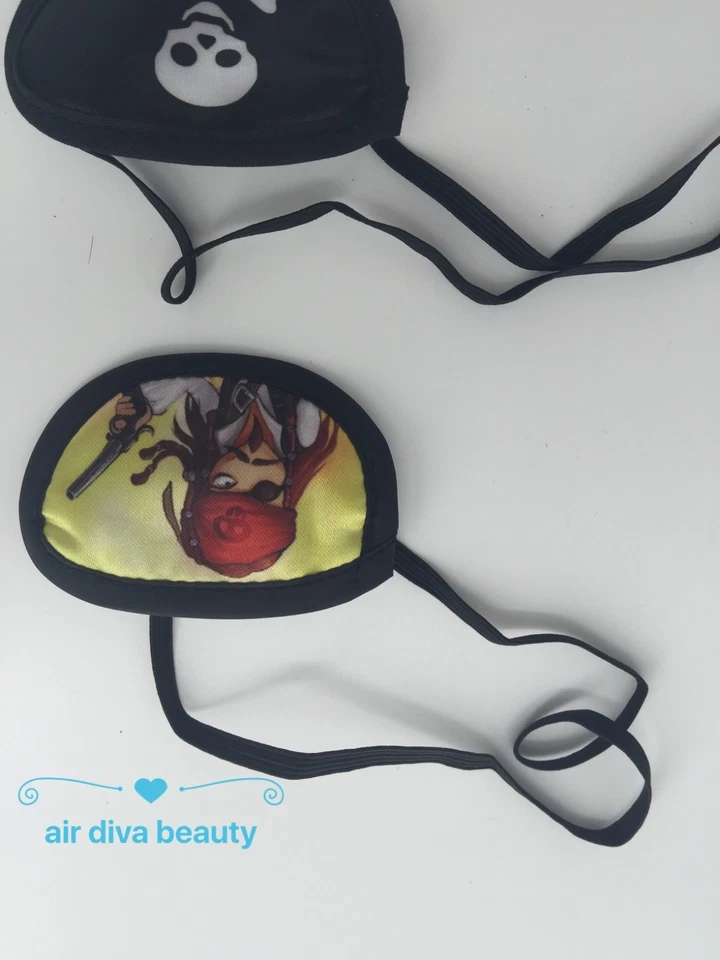 Kid Boy Caribbean PIRATE EYE MASK Eye Cover shade Halloween Costume accessory - Image 4 of 4