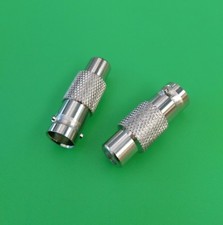  2 PCS BNC Female to RCA Female Connector - USA Seller