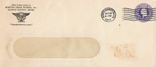 U.S. BOSTON GEAR WORKS, INC. Logo N.Quincy,Mass.1936 Prepaid Stamp Cover Rf47104