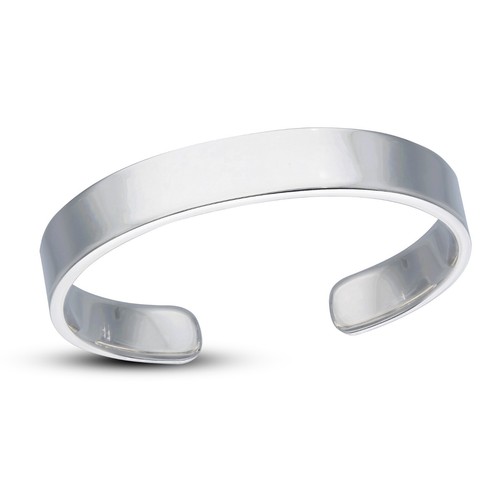 Unisex Adults Sterling Silver Cuff Bracelet , 3 Different Width Bangle, Gift - Picture 3 of 18