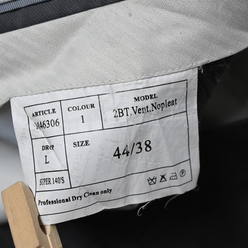 Mantoni 36x30 Gray Super 140s 100% Wool Suit Slacks Mens Dress Pants - Picture 6 of 9
