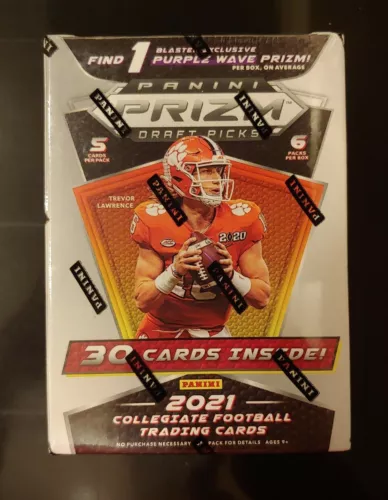 🔥🏈Sealed Panini Prizm Draft Picks 2021 Football Cards Blaster Box 6 Packs 🏈