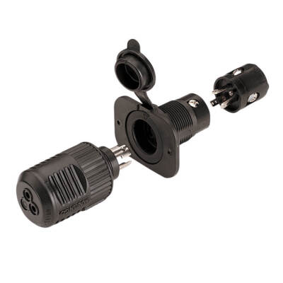 Minn Kota Stecker und Steckdose MKR-18 wasserdicht Dichtkappe 200g schwarz