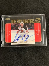 2000-1 Topps Stadium Club Hockey Lone Star Signatures Scott Gomez On Card Auto