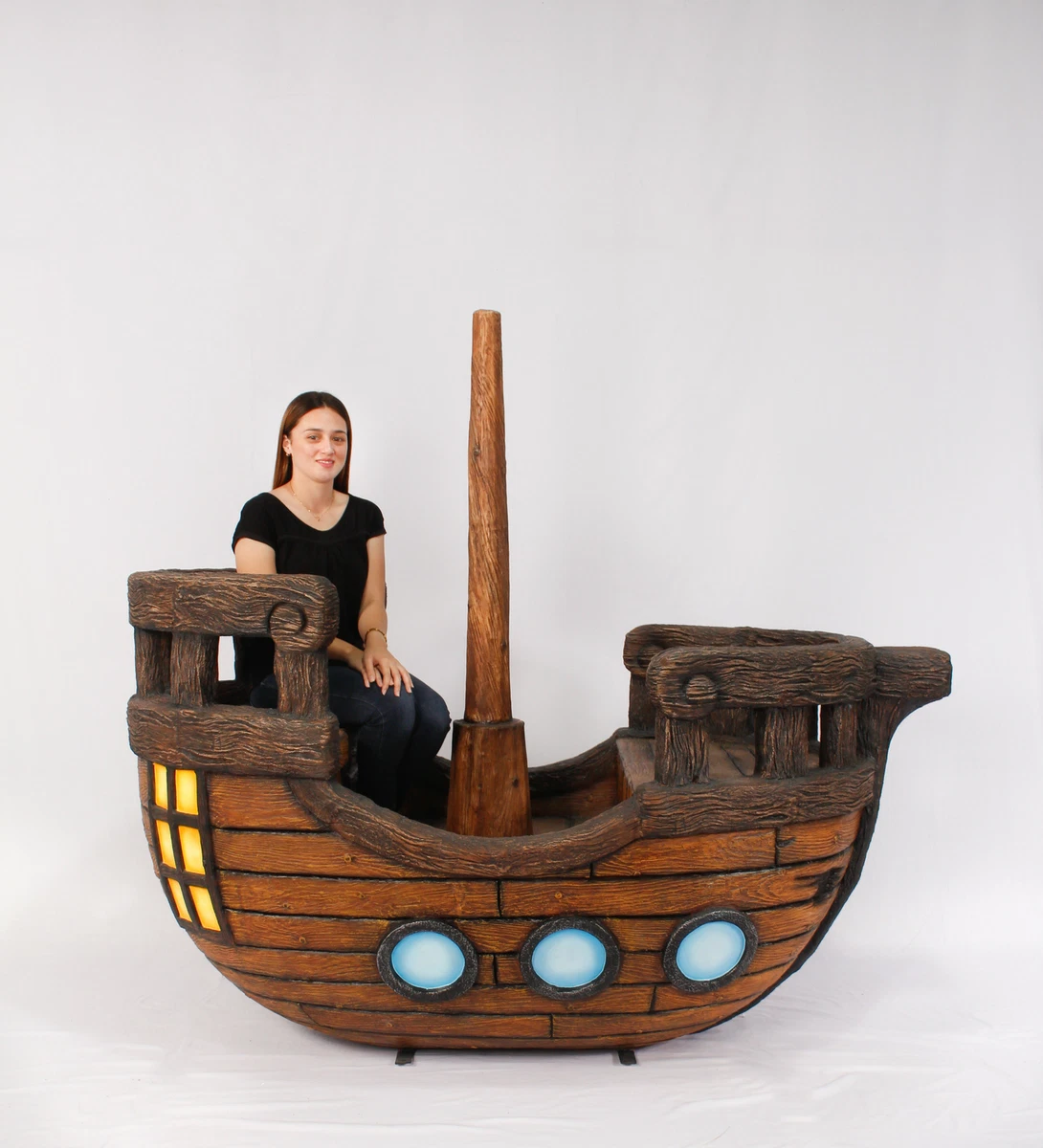 Large Pirate Ship Replica Pirate Theme Decor Indoor Outdoor eBay