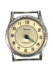 VINTAGE BRITISH MENS HORSHAM WATERSPRITE WATCH  NEWMARK MADE IN ENGLAND MOVEMENT