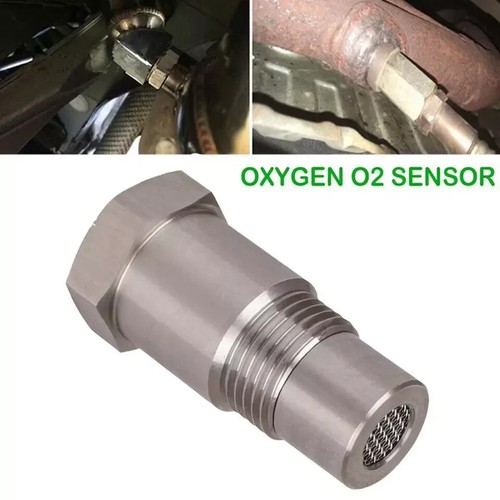 Universal Extension Filter Oxygen O2 Sensor Connector Parts Thread Steel Adapter - Picture 3 of 6