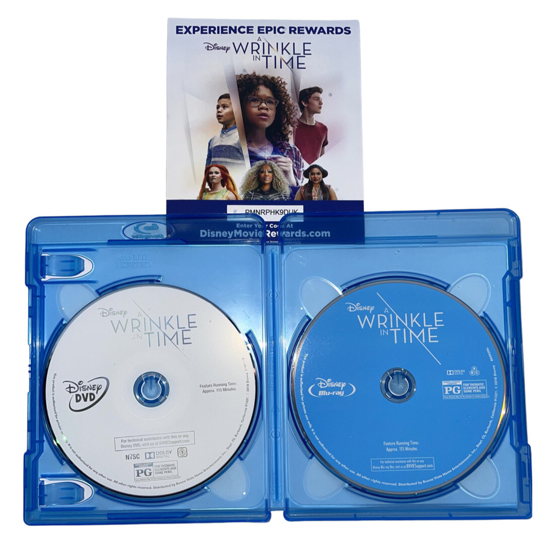 Disney's A Wrinkle in Time (2018) Blu-ray + DVD Complete 2