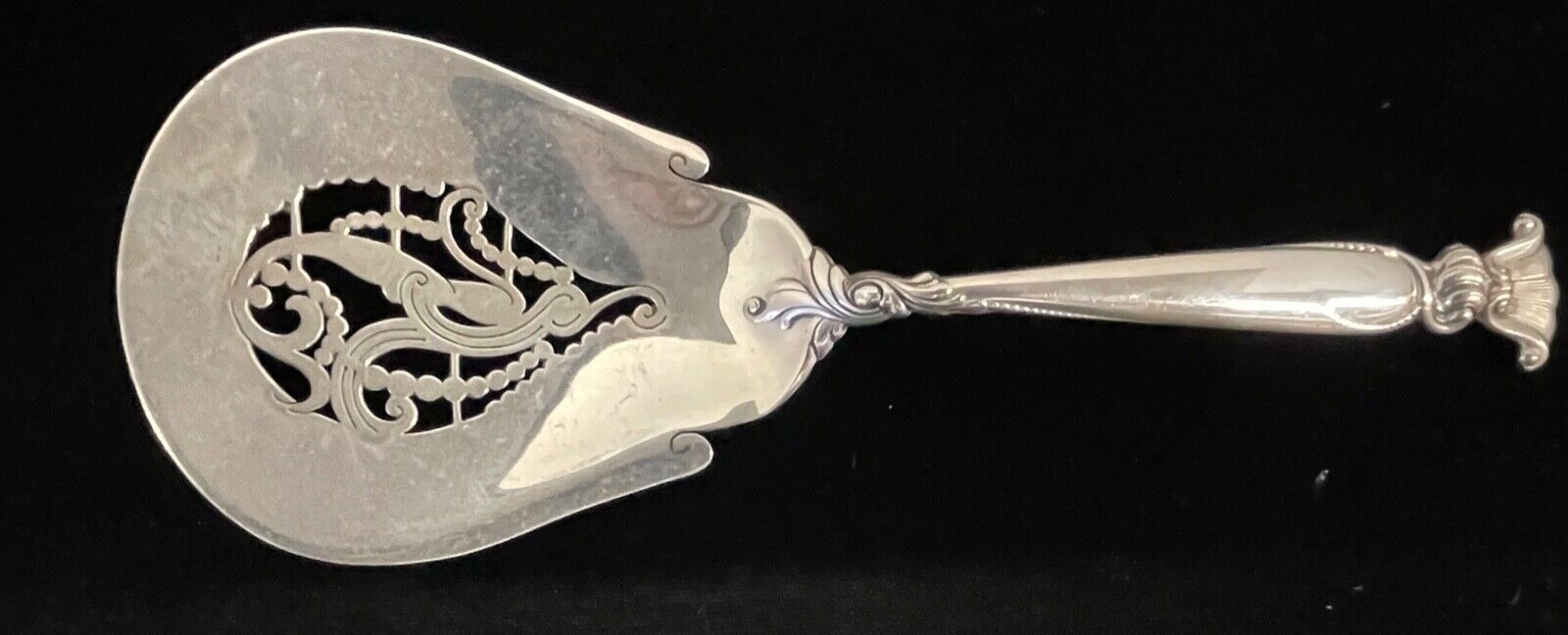 Sterling Silver Tomato Server with Mermaid 8" Wallace Romance of the Sea Pattern