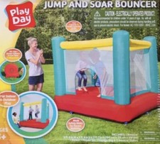 Bounce House Trampoline Outdoor Jump and Soar Bouncer Play Day