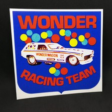 Wonder Racing Team Vintage Style Decal Vinyl Sticker Rat Rod Racing Hotrod Wonder Racing Team Vintage Style Decal Vinyl Sticker Rat Rod Racing Hotrod