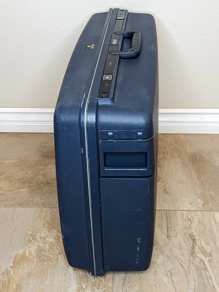 Maleta de equipaje con ruedas azul rígido Delsey Club de colección 26x20x9 Foto 3 de 4