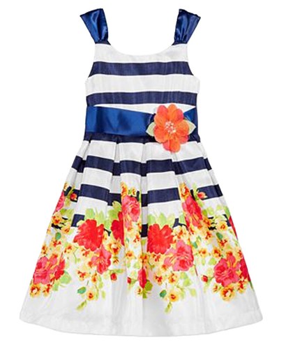 Bonnie Jean Girls' Fit and Flare Fashion Dress, Royal Blue/Black, Size 6 | eBay Bonnie Jean Girls' Fit and Flare Fashion Dress, Royal Blue/Black, Size 6 | eBay