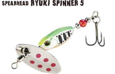 DUO SPEARHEAD RYUKI SPINNER 3.5 5 Blade Spiner Trout Bass Choose Color Weight
