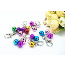 5pcs Pet Jewelry Bell Colorful Dog Cat Puppy Collar Copper Bells Hanging Pendant