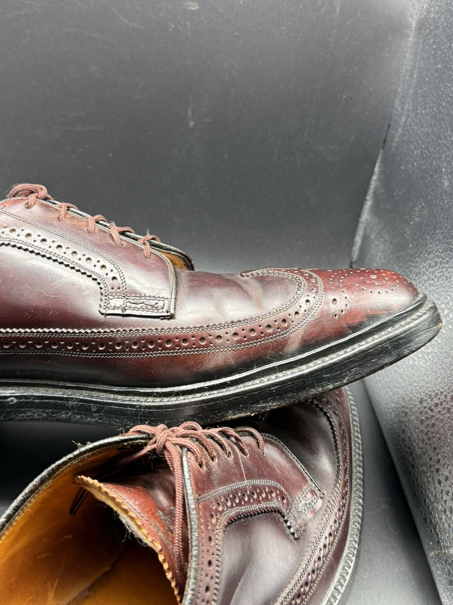 VTG Florsheim 93605 Shell Cordovan The Kenmoor Shoes Mens 10 B V