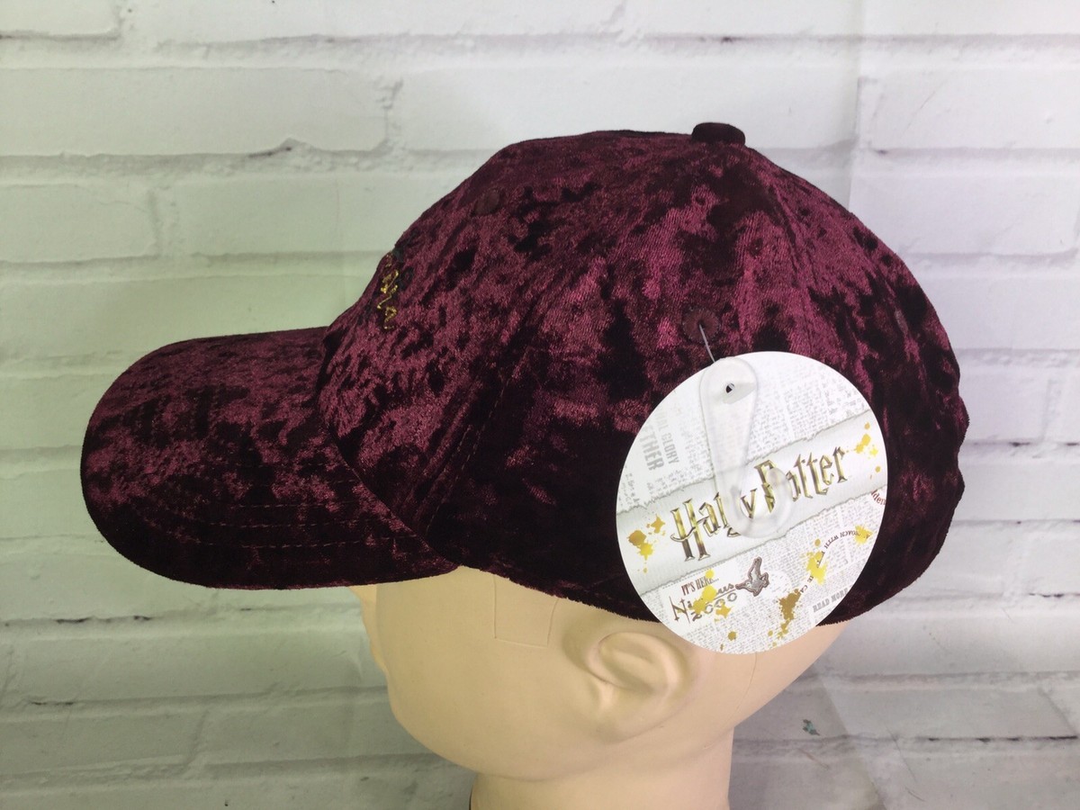 Harry Potter Alohomora Spell Logo Crushed Velvet Strapback Dad Hat