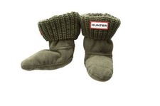 Original Kids Hunter Half Cardigan Boot Socks Sock Green Sz MD Shoe 11 -13 kids
