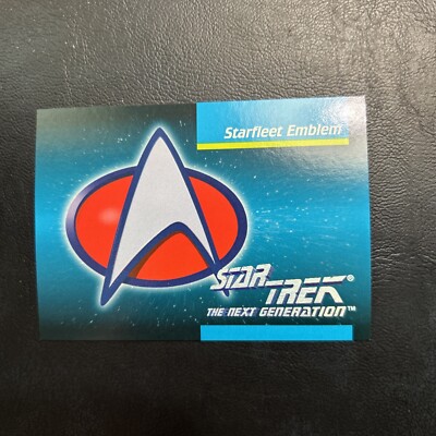 Jb101d Star Trek The Next Generation 1992 #078 Starfleet Emblem