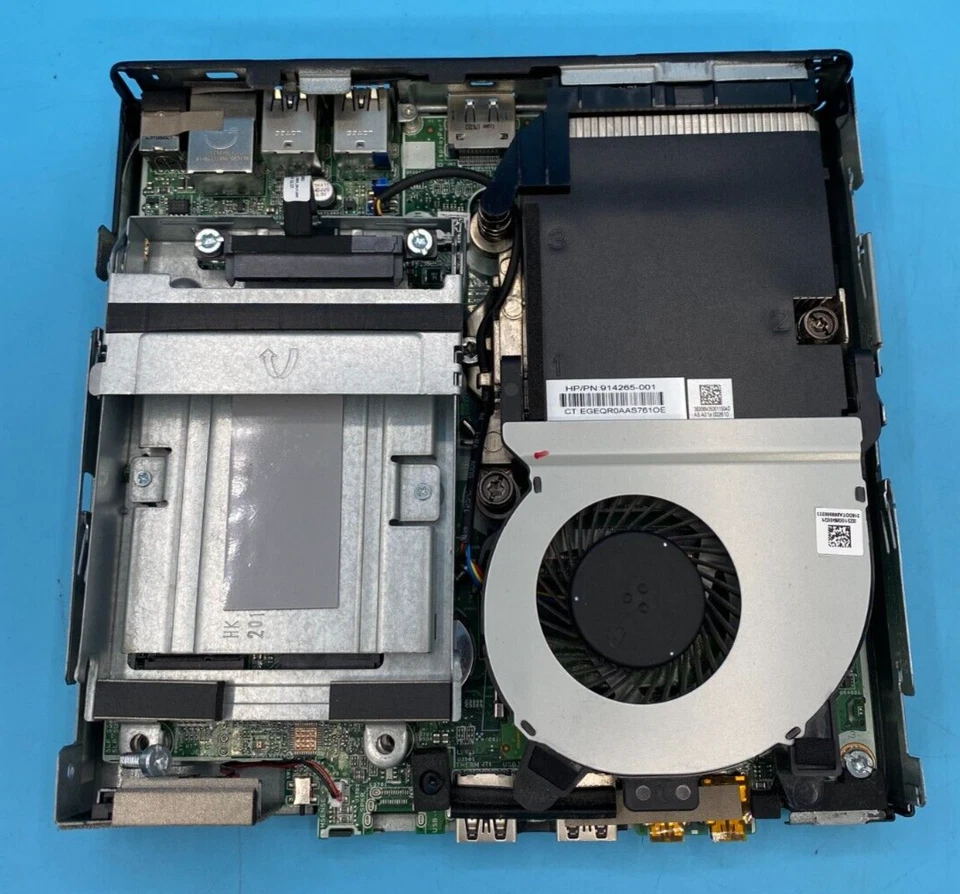 HP ProDesk 400 G3 Mini - i3-6100T - 8GB RAM - 128GB SSD - OS - PSU (OFFERS OK) - Image 3 of 4