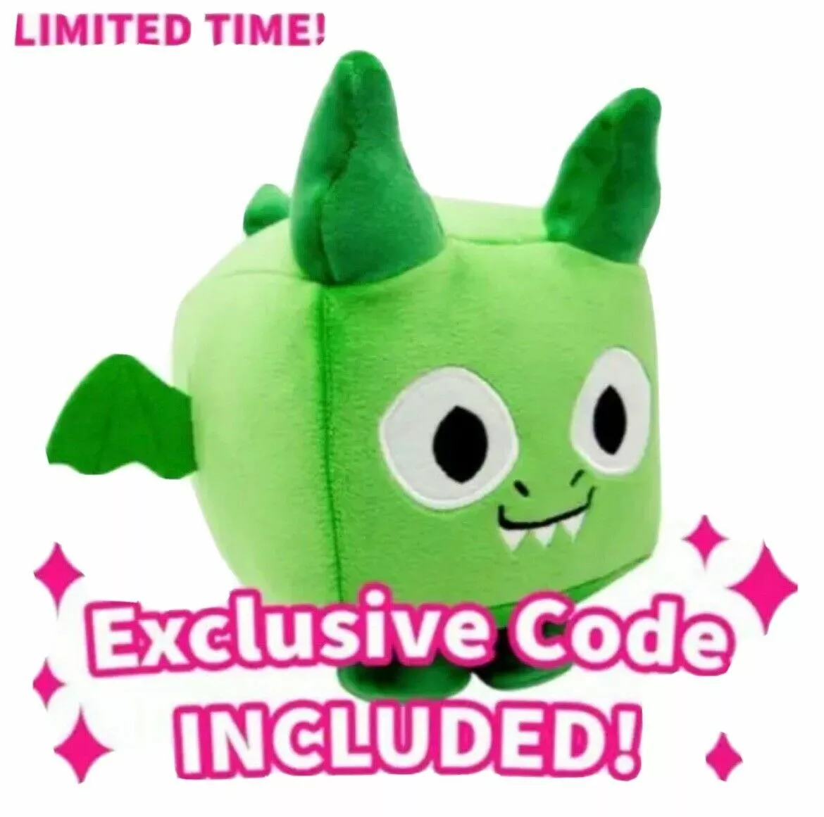 Big Games Roblox Pet Simulator x Dragon Plush w/ Redeemable Code